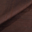 Coffee Brown Colour 95gm Pure Handloom Raw Silk Fabric
