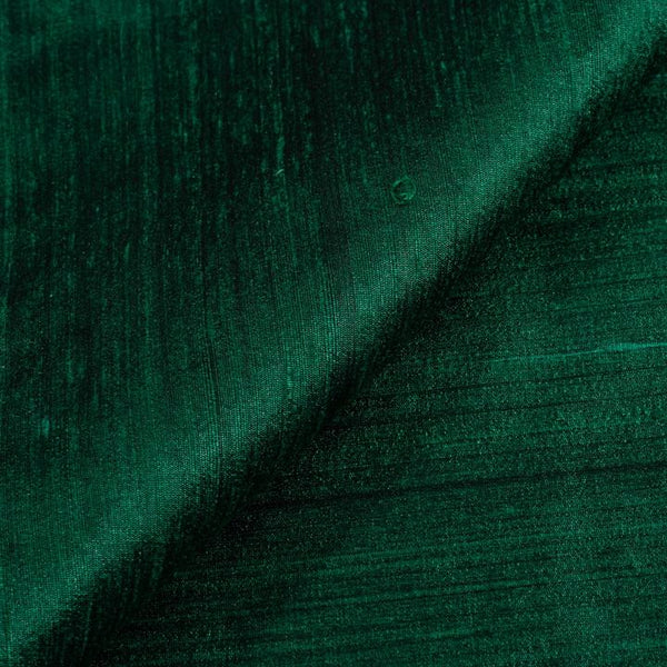Peacock Green Colour 95gm Pure Handloom Raw Silk Fabric