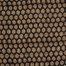 Black Colour Natural Kalamkari Cotton Fabric