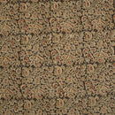 Olive Green Colour Natural Kalamkari Cotton Fabric