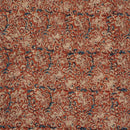 Brick Red Colour Natural Kalamkari Cotton Fabric