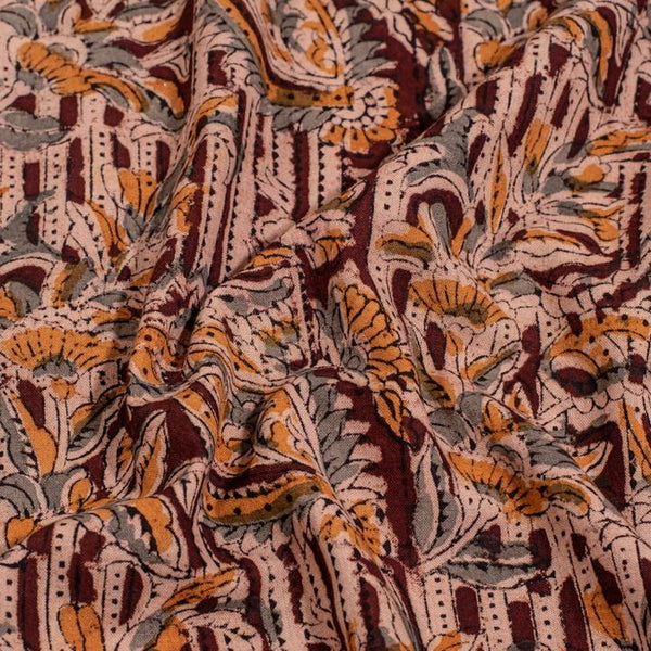 Natural Kalamkari Cotton Fabric