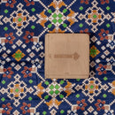 Dark Blue Colour Digital Patan Patola Print Gaji fabric