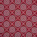 Maroon Colour Floral Digital Print Poly Crepe Fabric