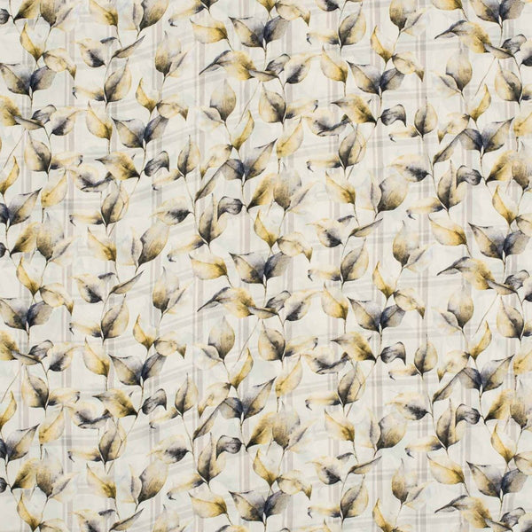 Off White Colour Floral Digital Print Poly Crepe Fabric
