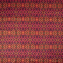 Magenta Digital Abstract Print Gota Zari Fabric 44 inch Width