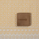 Cream Yellow Colour Thread Work With Daman Border Chikankari Cotton Fabric
