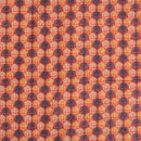 Multi Colour Digital Print Schiffli Cut Work Poly Tussar Feel Fabric