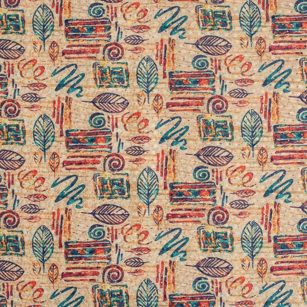 Off White Colour Digital Print Schiffli Cut Work Poly Tussar Feel Fabric