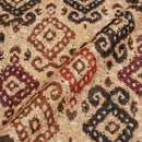 Off White Colour Digital Print Schiffli Cut Work Poly Tussar Feel Fabric