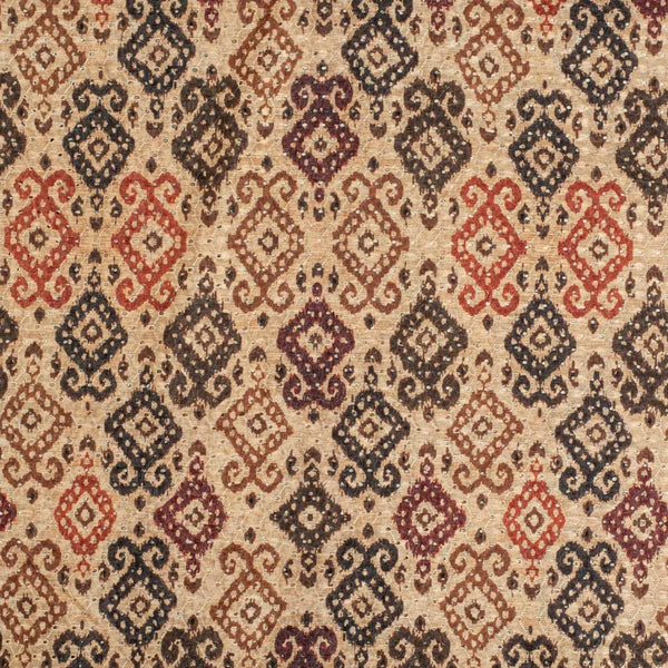 Off White Colour Digital Print Schiffli Cut Work Poly Tussar Feel Fabric