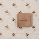 Off White Color Thread Embroidered  Cotton Fabric Cut Of 0.70 Meter