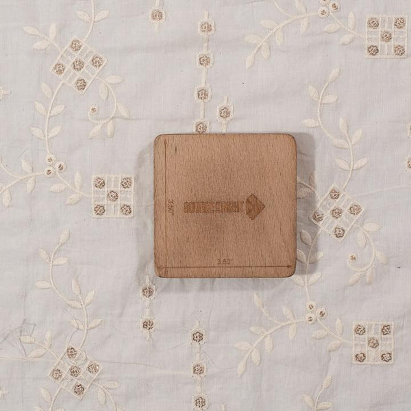 Dyeable Off White Colour Thread Embroidered Cotton Fabric