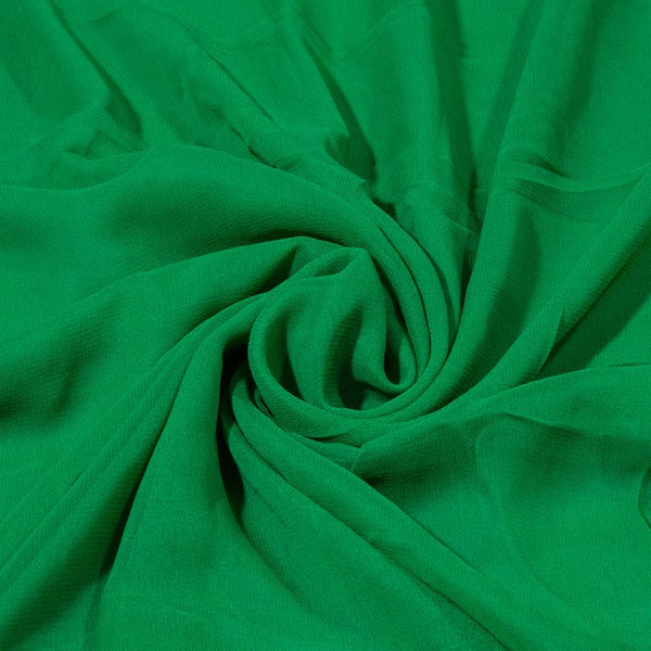 Viscose Georgette  -Green