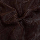 Coffee Brown Colour Dyed Mono Net Fabric 48 inch Width
