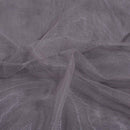Grey Colour Dyed Mono Net Fabric 48 inch Width