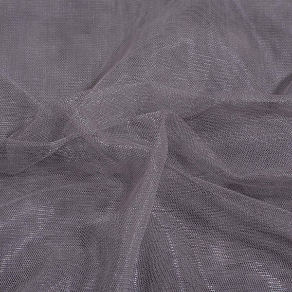 Grey Colour Dyed Mono Net Fabric 48 inch Width