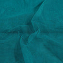 Peacock Blue Colour Dyed Mono Net Fabric 48 inch Width