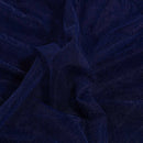 Navy Blue Colour Dyed Mono Net Fabric 48 inch Width