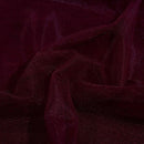 Plum Colour Dyed Mono Net Fabric 48 inch Width