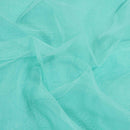 Pool Blue Colour Dyed Mono Net Fabric 48 inch Width