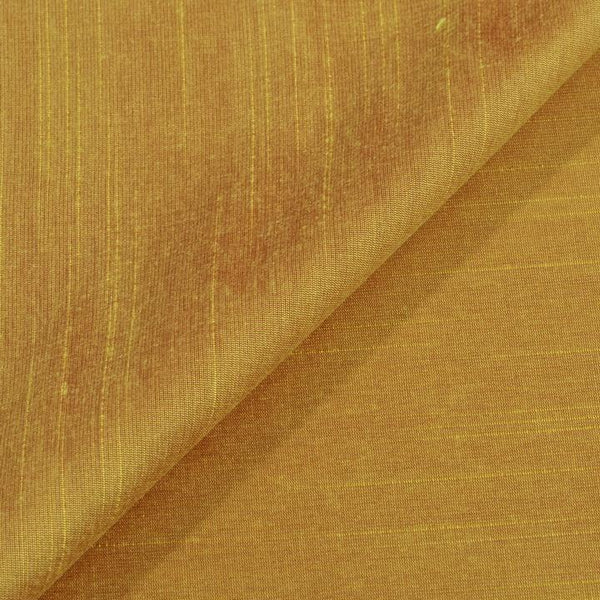 Yellow To Red Two Tone Spun Dupion (Artificial Raw Silk) Fabric