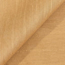Beige Gold Colour Spun Dupion (Artificial Raw Silk) Fabric