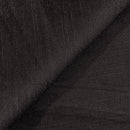 Charcoal Colour Spun Dupion (Artificial Raw Silk) Fabric