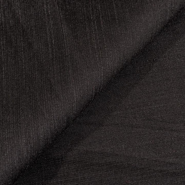 Charcoal Colour Spun Dupion (Artificial Raw Silk) Fabric