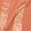 Peach Orange Colour Sparkling Plain Dyed Polyester Fabric