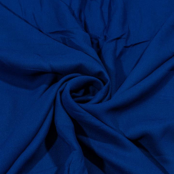 Royal Blue Colour Dyed Viscose Georgette Fabric