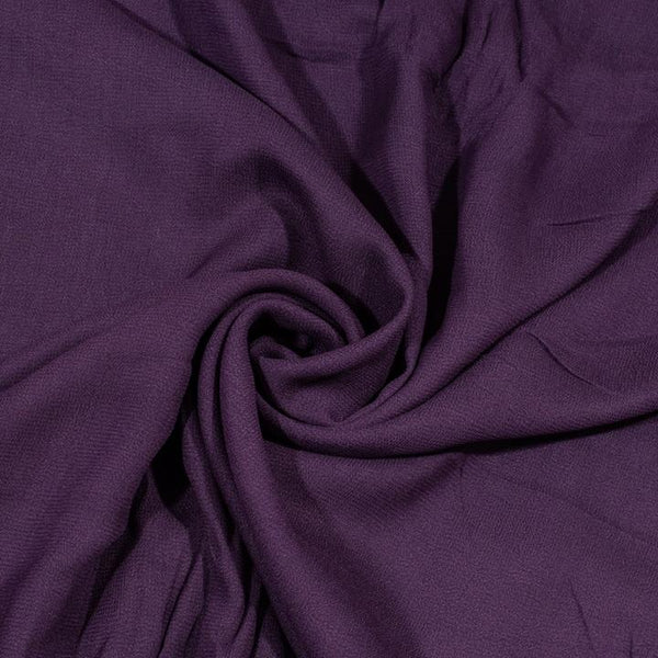 Burgandy Colour Dyed Viscose Georgette Fabric