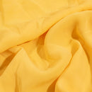 Lime Yellow Colour Rayon Feel Flowy Polyester Fabric