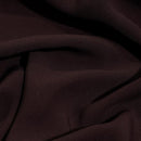 Coffee Colour Rayon Feel Flowy Polyester Fabric