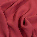 Craneberry Colour Rayon Feel Flowy Polyester Fabric