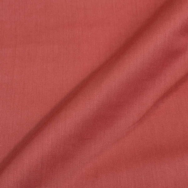 Coral Colour Plain Tencel x Tencel Cotton Fabric