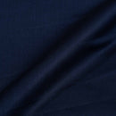 Midnight Blue Colour Plain Tencel x Tencel Cotton Fabric