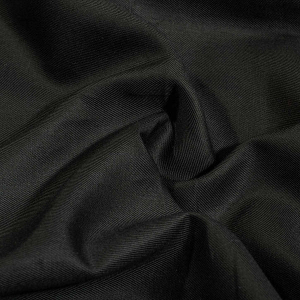 Charcoal Colour Plain Tencel x Tencel Cotton Fabric