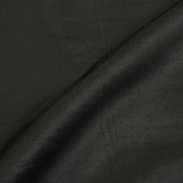 Charcoal Colour Plain Tencel x Tencel Cotton Fabric