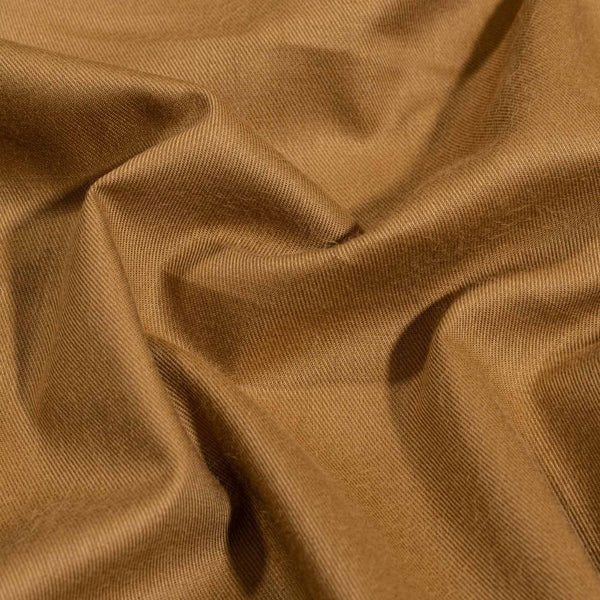 Sand Gold Colour Plain Tencel x Tencel Cotton Fabric