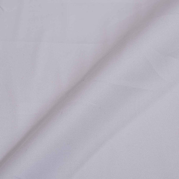 Pearl White Colour Plain Tencel x Tencel Cotton Fabric