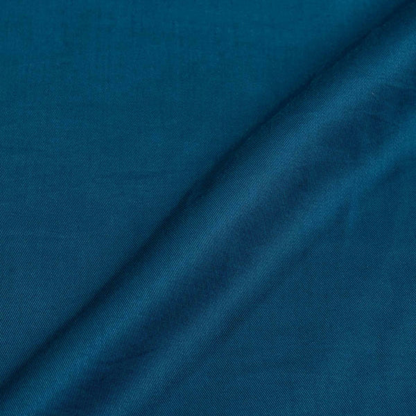Teal Blue Colour Plain Tencel x Tencel Cotton Fabric
