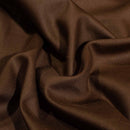 Coffee Brown Colour Plain Tencel x Tencel Cotton Fabric
