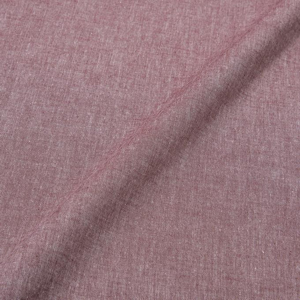Mauve Color Plain Cotton Shirting Fabric
