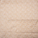 Gold Alfi Jaal Chanderi Fabric