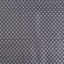 Denim Blue Colour Gold Floral Butti Design Silk Feel Banarasi Brocade Fabric 56 inch Width