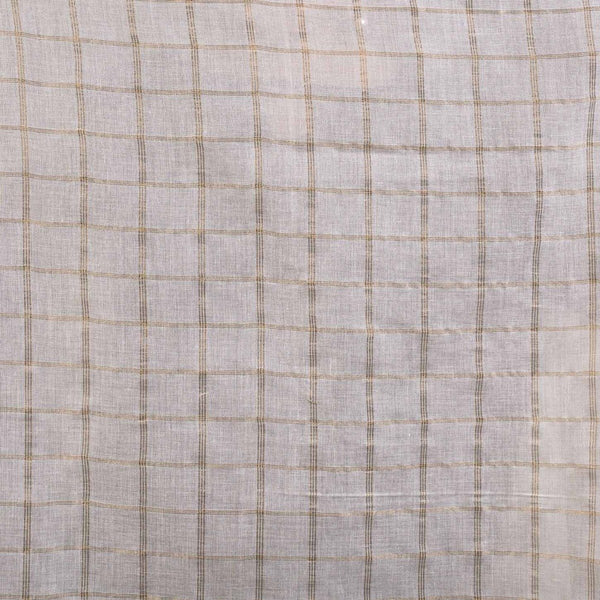 Dyeable Zari Checks Print Chanderi Feel Dupatta