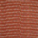 Rust Brown Colour  Handloom Washed Cotton Ikat Fabric 