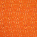 Tangerine Orange Two Tone Mercerised Ikat Fabric