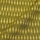 Olive Two Tone Mercerised Ikat Fabric